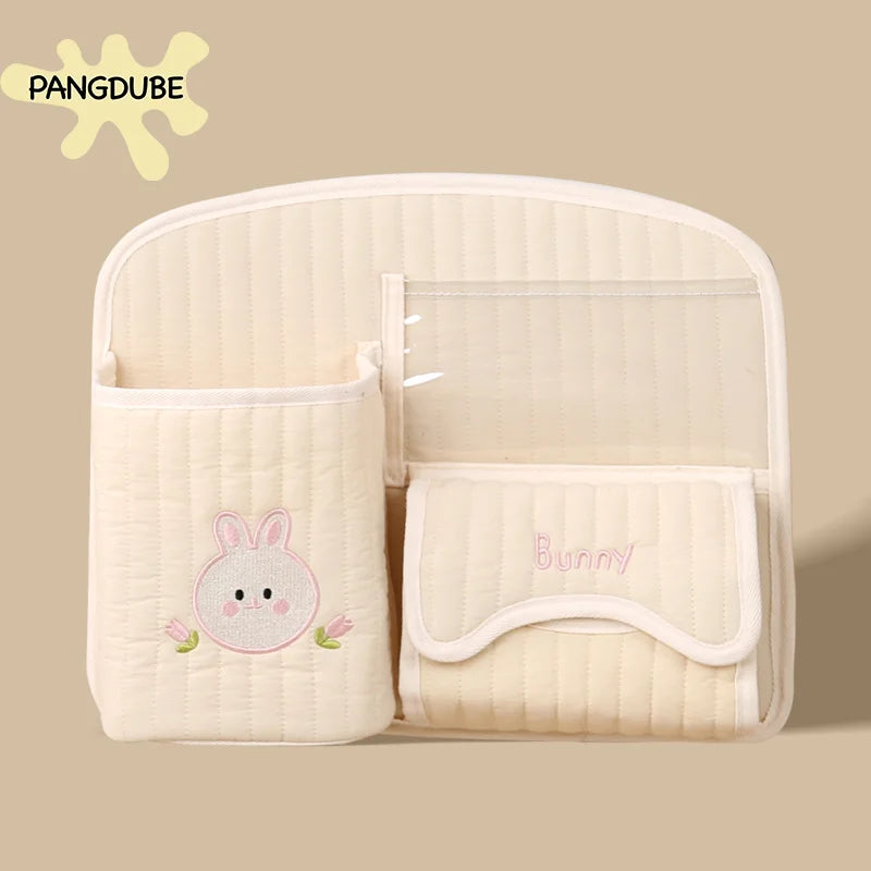 PANGDUBE Baby Diaper Organizer Crib Hanging Storage Bag for Baby Accessories Stroller Organizer Diaper Stackers & Caddies