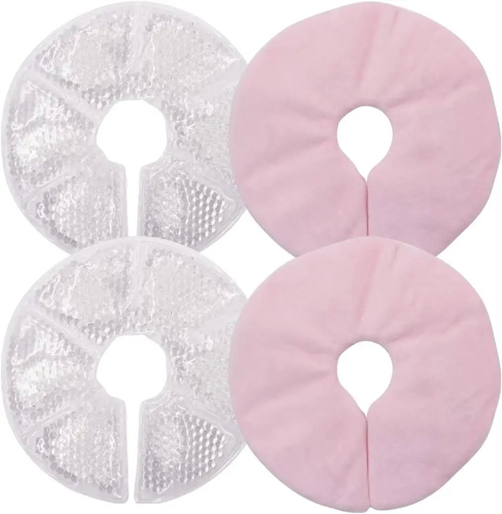 Breast Therapy Pads, Hot Cold Breastfeeding Gel Pads, Breastfeeding Essentials and Postpartum Recovery, Nursing Pain Relief