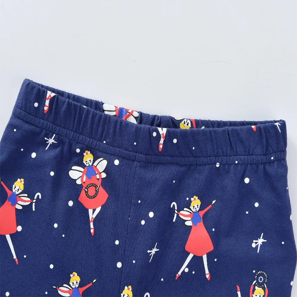 VIKITA Girls Cartoon Pajamas Sets Girl Long Sleeve Spring Autumn Pijamas Kids Cotton Casual Tops Pants 2 Pcs Pyjamas Sleepwear