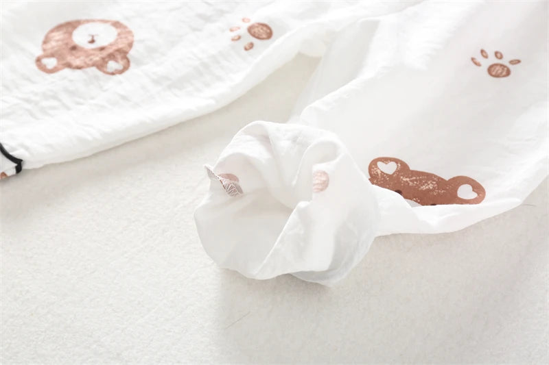 New Spring Autumn Baby Clothes Kids Pajamas Children Boys Sleepwear Tops And Pants Infant Girls Clothing Toddler Casual Costume