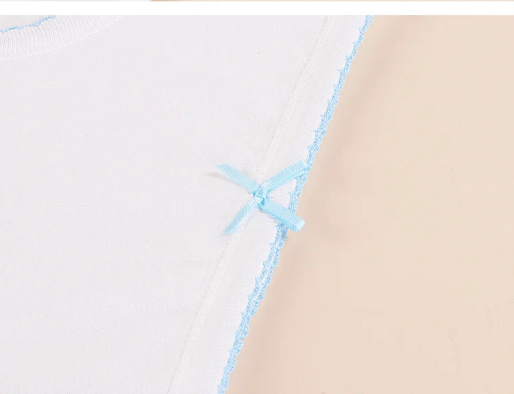 6 Pack Girls Cotton Underwear - 100% Pure Cotton Breathable Comfortable Kids Panties - Soft White Toddler Underwear for Girls -