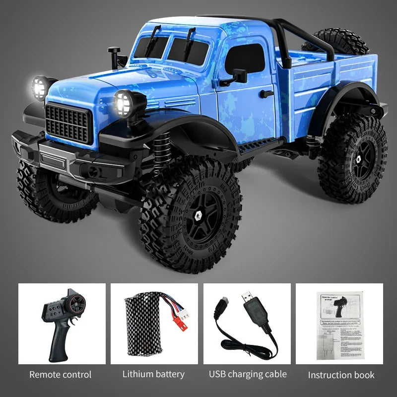 JHD For C8813 1:18 Full Scale RC Simulation Jeep Model 2.4G 4WD RC Car Motor Climbing Off-Road Model JJRC C8813 Car Toys
