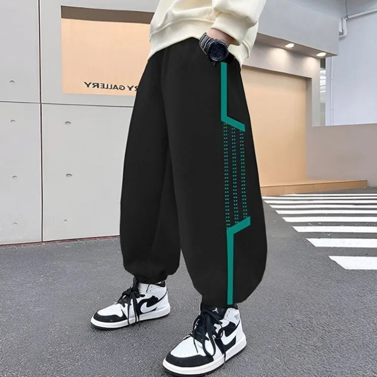 Kids' Sport Pants 2025 Spring New Boys Loose-Fitting Slim Fit Long Pants Children's Casual Hooded Sweatpants Toddler Boys Pants