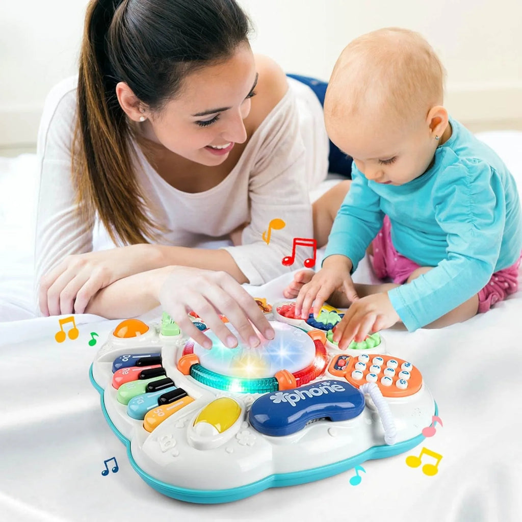 Baby & Toddler Toys - Baby Activity Learning Musical Table Toys for 6 Months- 3 Year Old - Safe,Sturdy and Fun,Boys Girls Gifts
