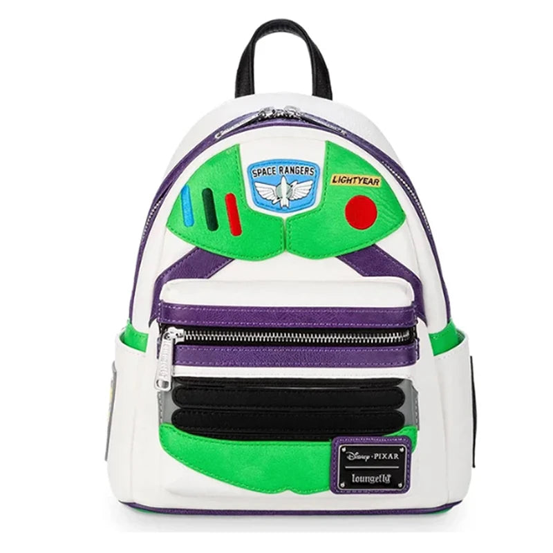Loungefly Pixar Toy Story 1-4 Series Rex Buzz Lightyear Woody Lotso Cosplay Mini Backpack Purse