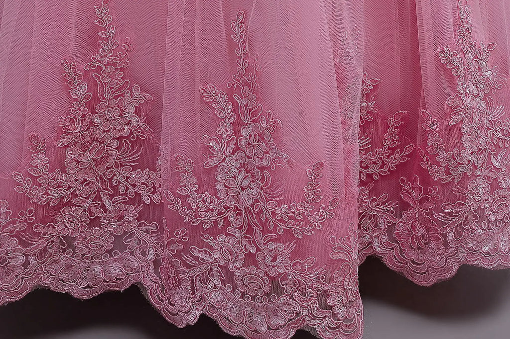 2025 New Hot Selling Girl Party Dress Gorgeous Big Bow Graduation Ball Dress 4 6.8 10 12 Elegant Birthday Dress Girl dresses