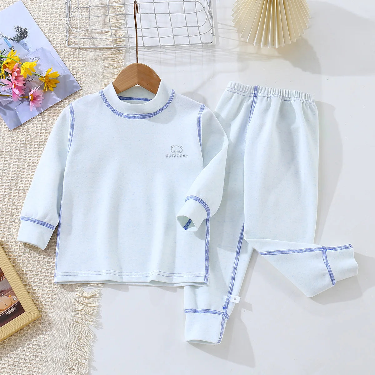 Baby Clothing Autumn Winter Home Pajamas 1 to 8 Years Children Boys Pajamas Children's Underwear Cotton Children's Clothing