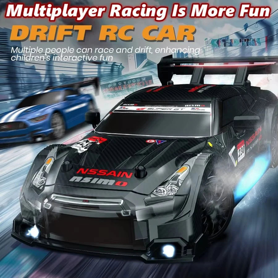 2.4G High speed Drift Rc Car 4WD Toy Remote Control AE86 Model GTR Vehicle Car RC Racing Cars Toy for Children Christmas Gifts