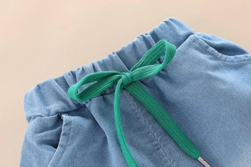 New Summer Baby Girls Clothes Suit Children Boys Fashion T-Shirt Shorts 2Pcs/Sets Toddler Casual Cotton Costume Kids Tracksuits