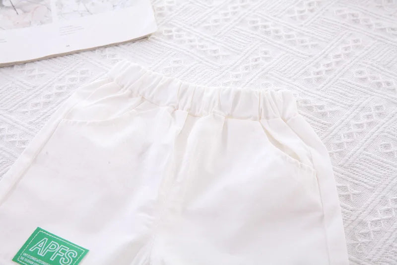 New Summer Baby Boys Clothes Children Striped Shirt Pants 2Pcs/Sets Toddler Casual Costume Kids Tracksuits Infant Outfits