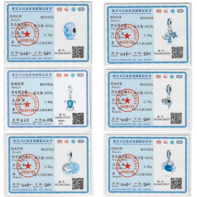 Hot Sale 925 Sterling Silver Ocean World Series Sea Turtle Starfish Little Crab Octopus Charms Bead Fit 925 Bracelet DIY Jewelry