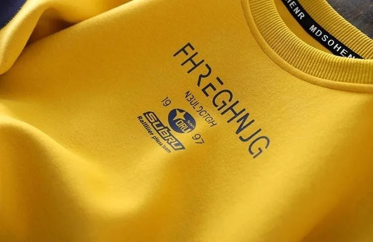 Boys' Middle/Big Kids 2025 New Spring/Autumn Crewneck Long Sleeve Stylish Sweatshirt Tops