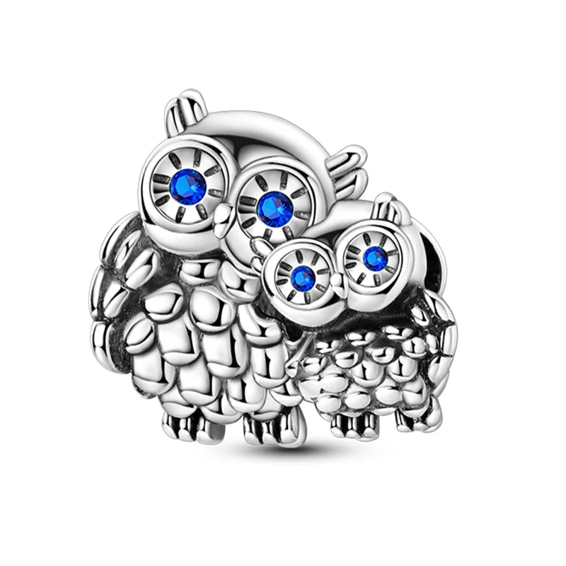 Hot Sale Charms Beads 925 Sterling Silver Pink Perfume Bottle Letter Luminous Firefly Tarot Card Beads Fit DIY Bracelets Jewelry