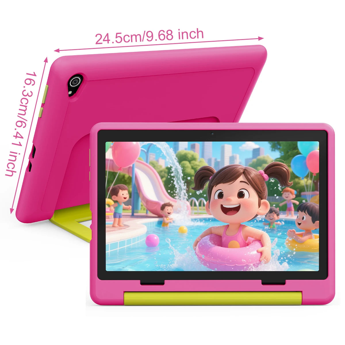 Kid Tablet 10 Inch Android 15 Octa Core 14GB RAM 64GB ROM 128GB Expandable 5000mAh WiFi Bluetooth Children's Gift Kids Software