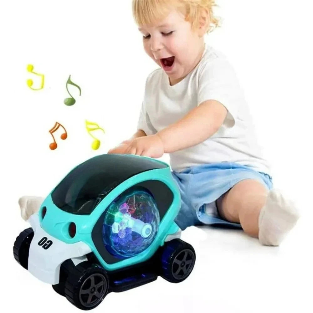 Rotating Car Vehicle Toy 360° Flips with Lights Music Automatic Electric Car Toys for Toddlers Boys Girls Birthday Gift for Kids