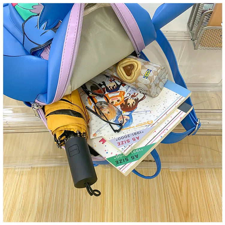 Disney Stitch New Mini Children's Backpack Cartoon Cute Children's Schoolbag Fashionable Casual Children's Backpack High Quality