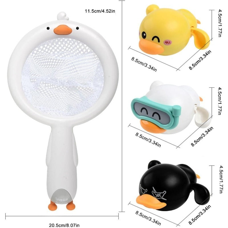 Toddler Bath Toys, Wind-up Bath Toy Ducks for Toddlers Kids Boys Girls, Swimming Bath Toys Bathtub Toys Pool Toys for Toddlers