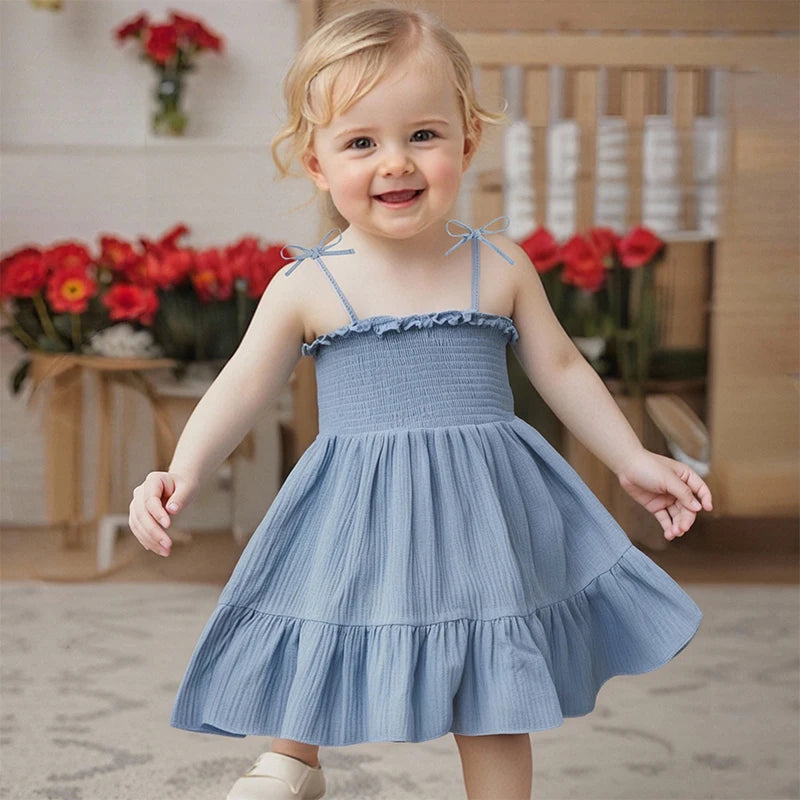 Sweetheart Neckline Floral Print Ruffle Sleeveless Dress Vintage Boho Chic Summer Sundress for Girls