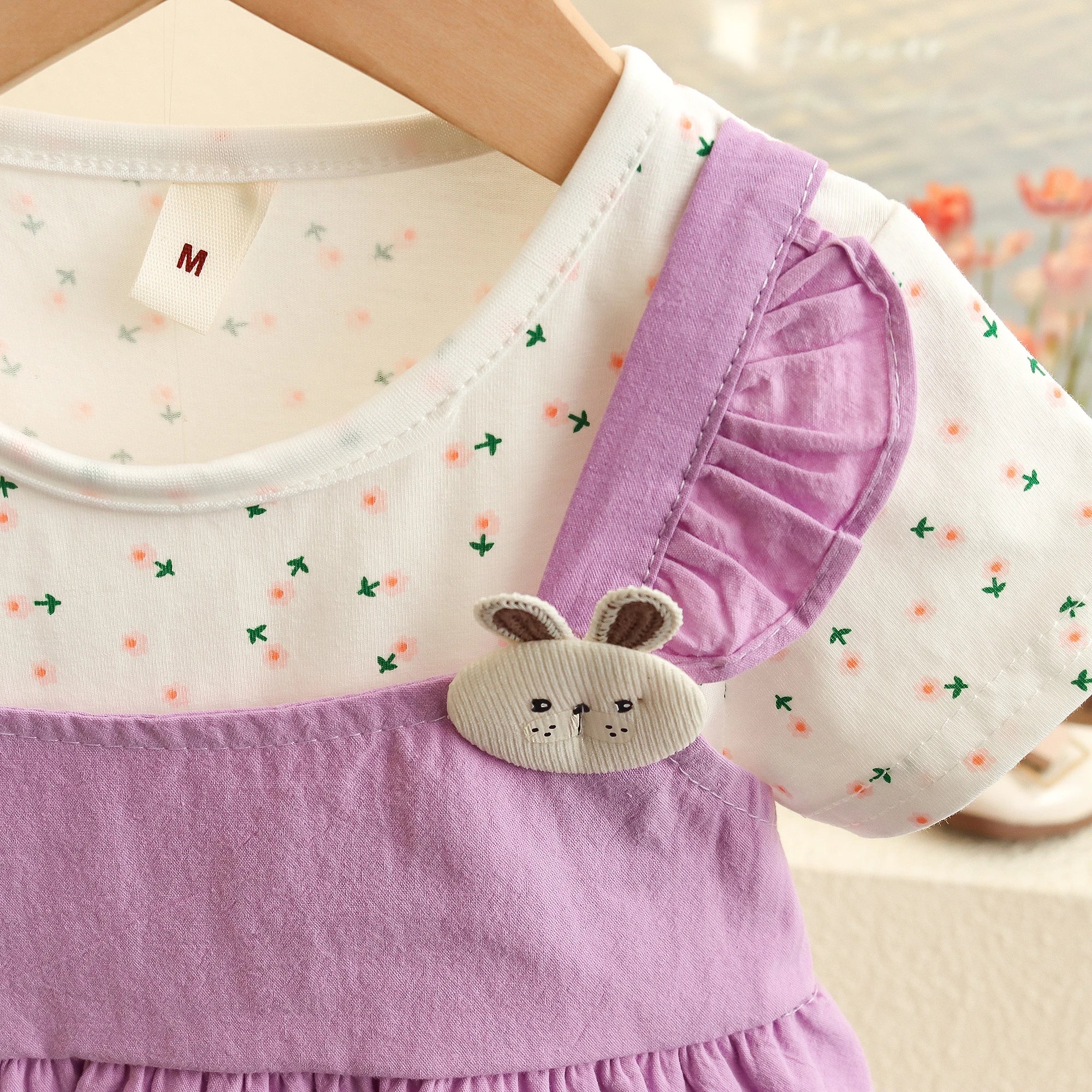 6-24 Months Summer New Baby Girl Dress, Sweet Floral Short Sleeved Children'S Clothing