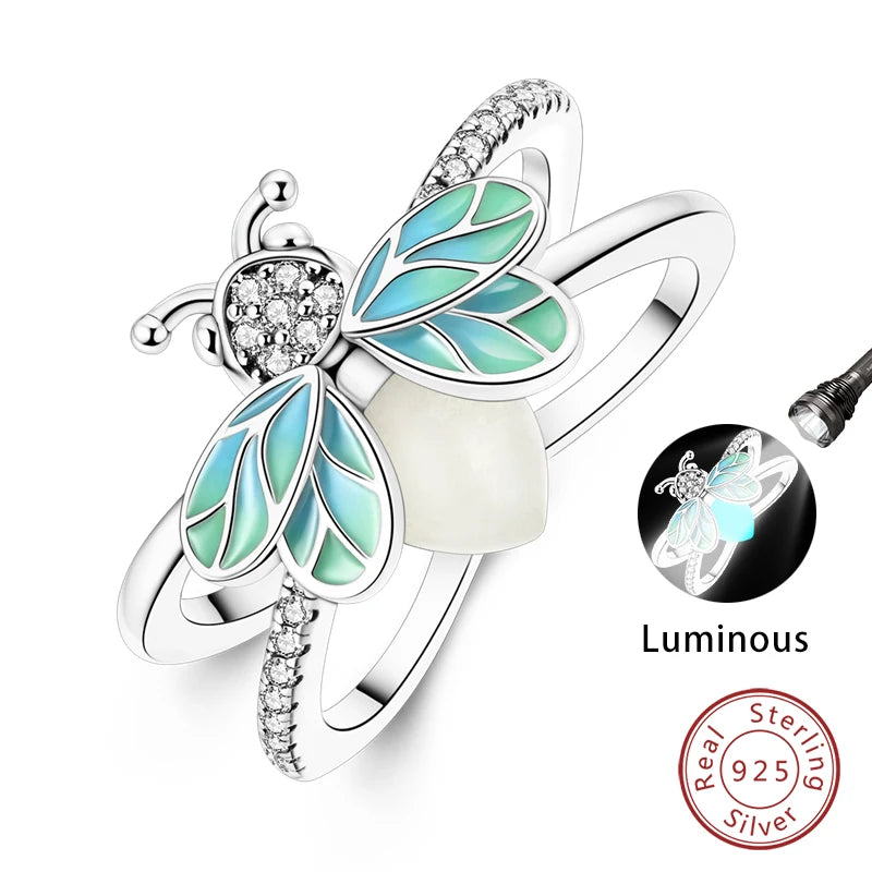 New Rings For Women 100% 925 Sterling Silver Star Moon Colorful Zircon Rings Fine Wedding Engagement Birthday Jewelry Gifts