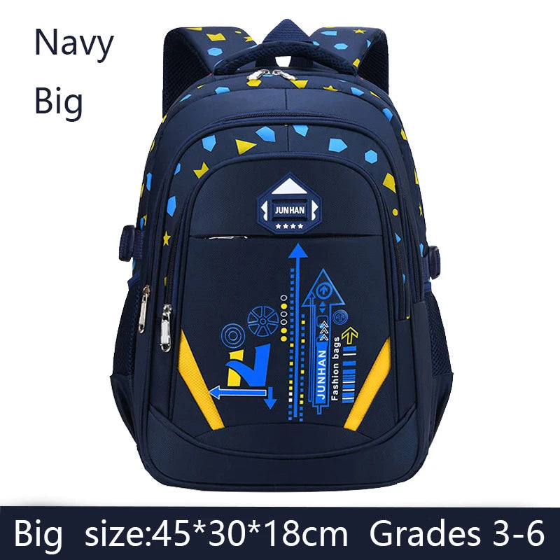 Children's Shoulder Bag Geometry Pattern Kid Backpack In Primary Schoolbag Teen Boy Girl Backpack Book Bag Waterproof Mochila