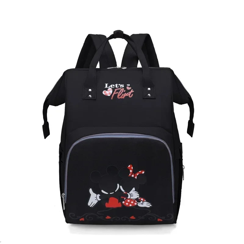 Disney New Fashion Baby Diaper Bag Large Capacity Maternity Bag Baby Waterproof Stroller Backpack Mickey Mouse Baby Diaper Bag