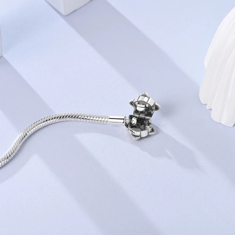 925 Sterling Silver Original Celtic Knots Charms Bead Earrings Ring Bracelet Necklace Series Jewelry Set For Women Men DIY Gift