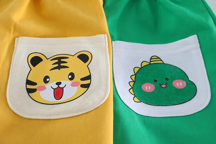 New Spring Autumn Baby Clothes Children Boys Girls Cartoon T-Shirt Pants 2Pcs/Sets Toddler Casual Costume Infant Kids Tracksuits