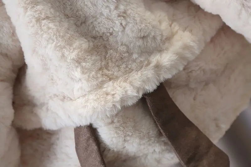 Winter Baby Girls Boys Cartoon Bear Warm Jacket Hooded Outerwear Children Thick Fleece Coat Cashmere Padded Jackets for Kids