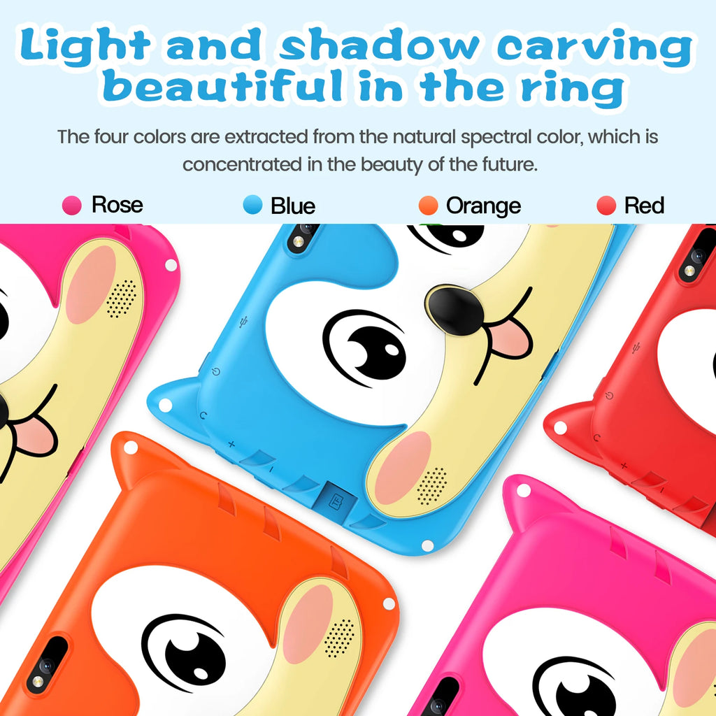 BDF Hot-selling Android 7 Inch Kids Tablet Quad Core 4GB RAM 64GB ROM Android 13 Google Learning Education Games Tablets 4000mAh