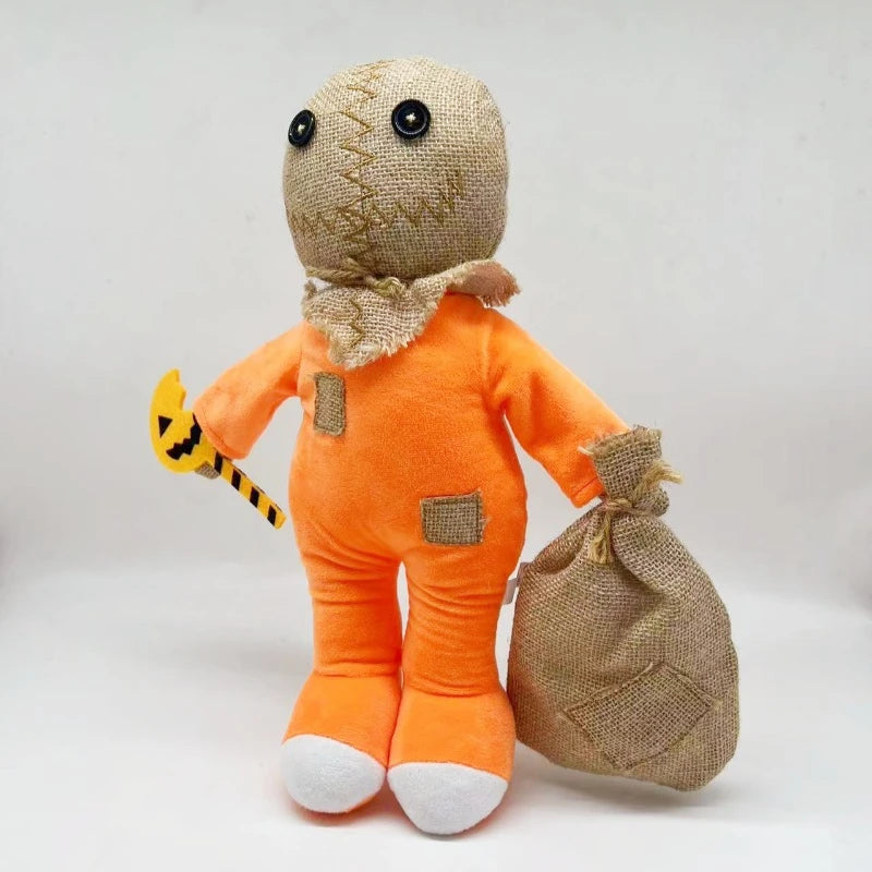 2 Styles New Trick R Treat Sam Plush Doll of Halloween The Great Autumn Spirit Figure Plush Toys  Kid Birthday Gift Room Decor