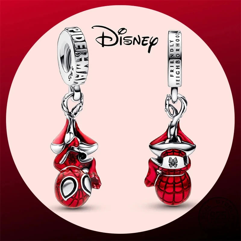 100% 925 sterling silver Marvel series Disney Charm Beads suitable for original DlY bracelets, women's jewelry gifts