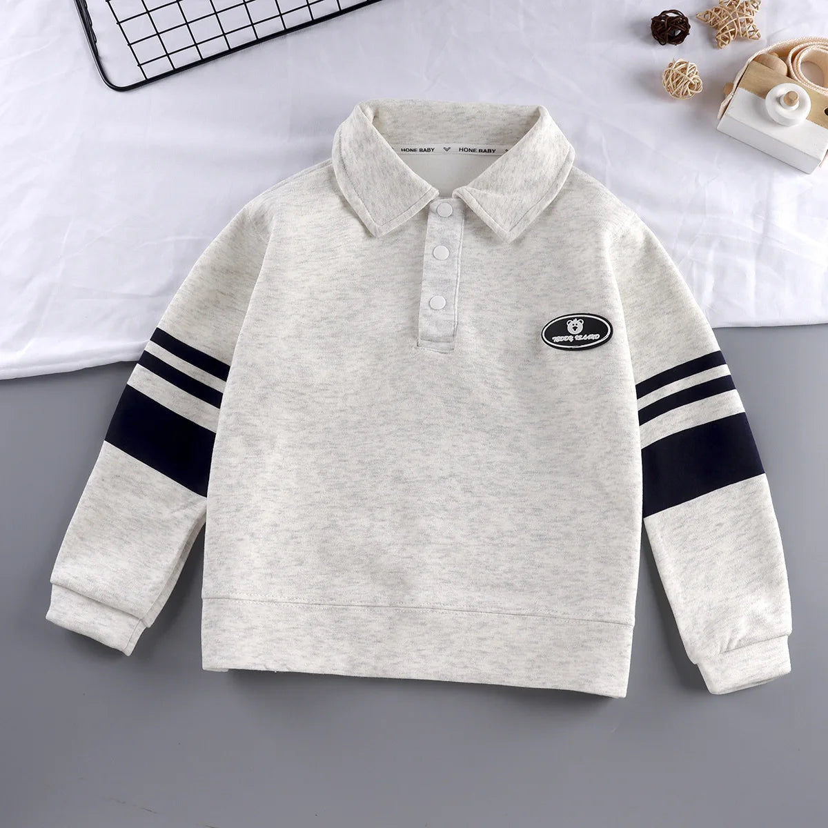 Children Polo Shirts Spring Autumn Tops for 4-12 Years Kids Long Sleeve Boys Sweatshirts Teenager Pullover Baby Outfits Clothes