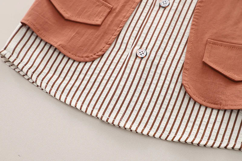 New Summer Baby Boys Clothes Suit Children Shirt Shorts 2Pcs/Sets Toddler Clothing Infant Casual Cotton Costume Kids Tracksuits