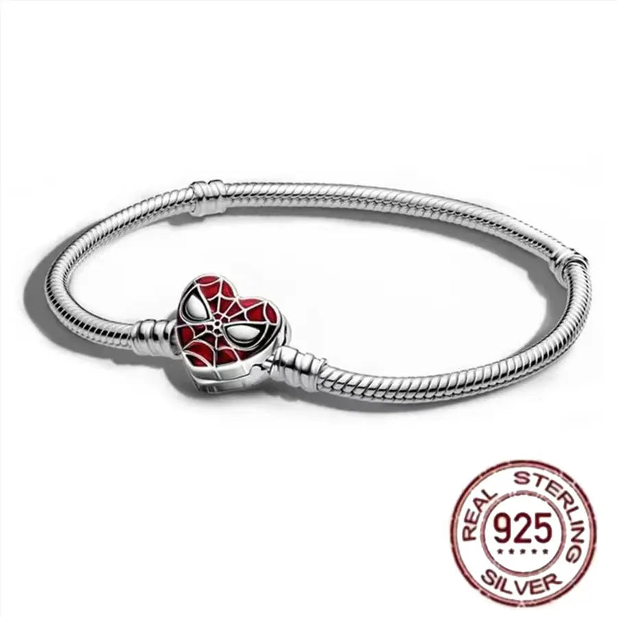 Hot selling S925 sterling silver crown snake bone bracelet, suitable for original DlY bracelet, women's fashion jewelry