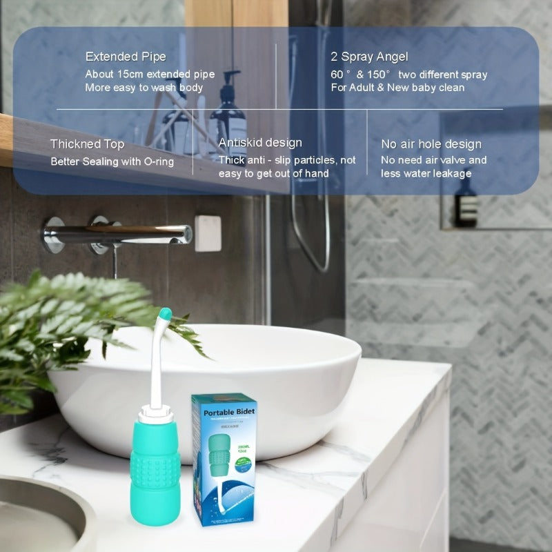Portable Bidet Squeeze Momwasher Bottle Shower-Travel Bidet Toilet Bottle for Adult Women,Postpartum Care,Hemorrhoids,Moms,Baby