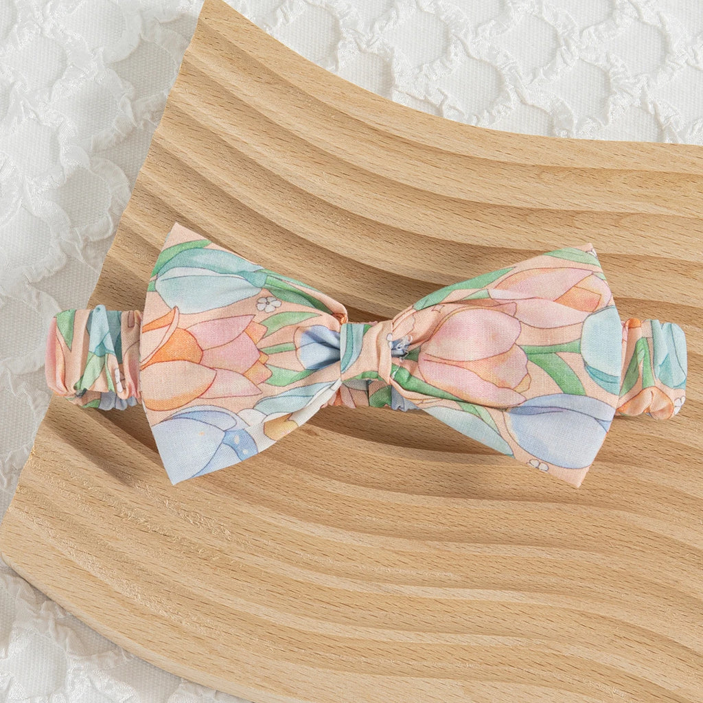 Summer New Cute Bunny Baby Girl Jumpsuit, Sweet Flower Children'S Clothes With Free Bow Headband For Babies Aged 3-18 Months