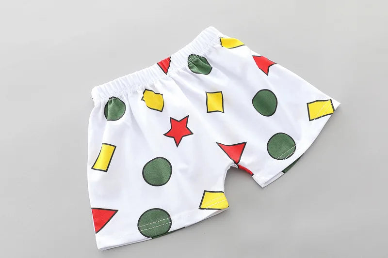 New Summer Baby Girls Clothes Suit Children Boys Casual T-Shirt Shorts 2Pcs/Sets Infant Outfits Toddler Costume Kids Tracksuits