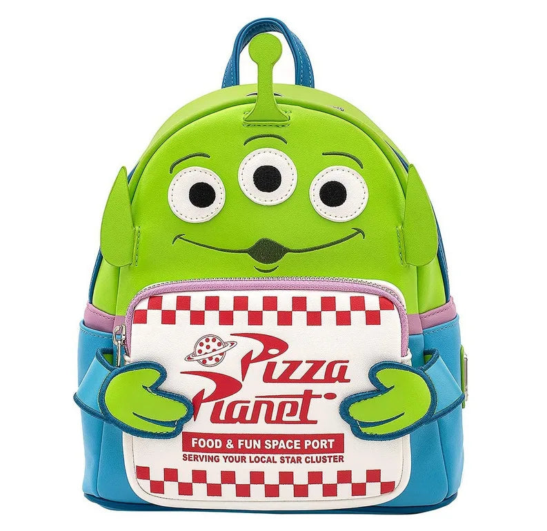 Loungefly Pixar Toy Story Movie Collab Triple Pocket Mini Backpack ﻿wallet