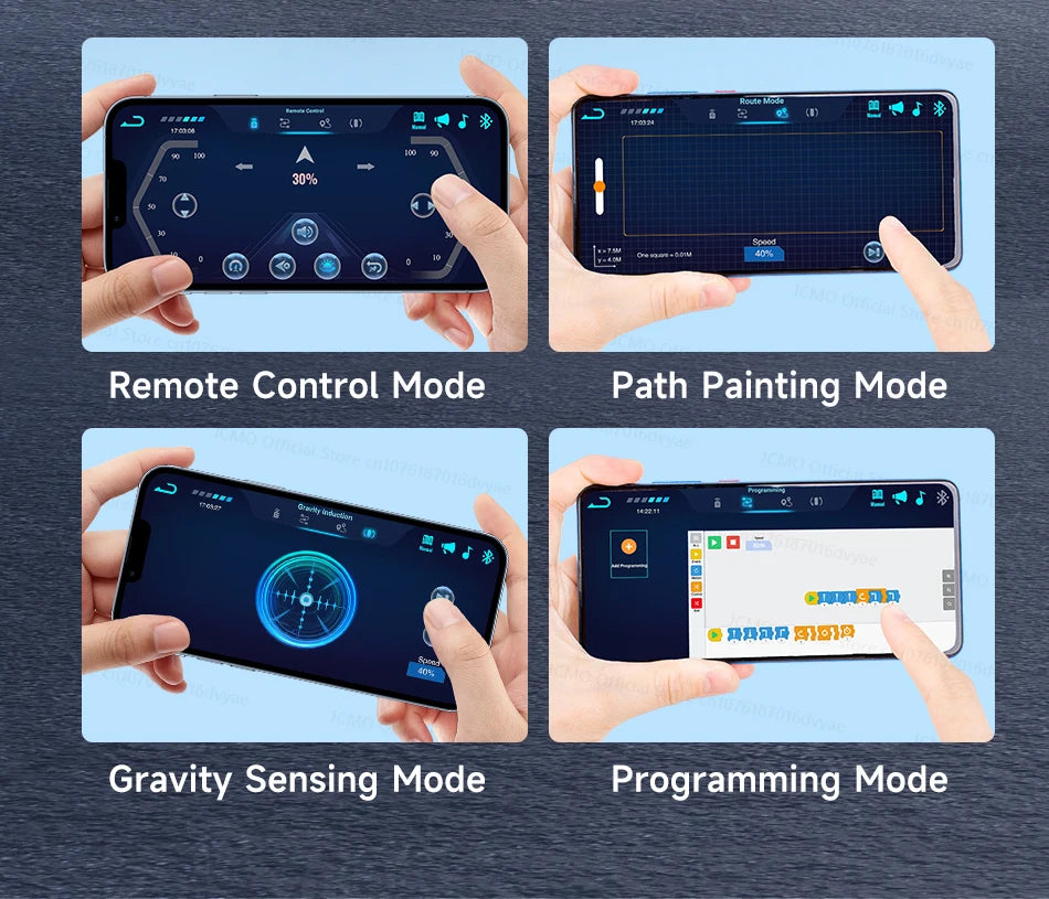 JCMO Racing Car Mini Scale 1:64 Three Speed Adjustment High Speed Mobile Phone Controllable Toy Remote Control Racer For Kids