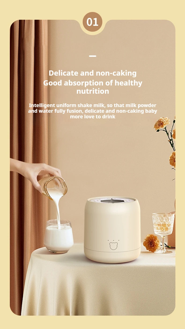 Electric Milk Bottle Shaker, USB Smart Intelligent Milk Powder Mixer, Lithium battery, Baby Formula Maker, Divine Device