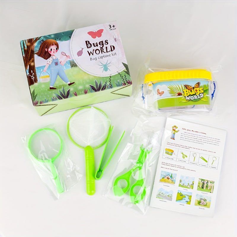 Kids Explorer Kit, Outdoor Adventure Camping Kit & Bug Catcher Kit, Educational Nature Exploration Toys Gift For Boys & Girls