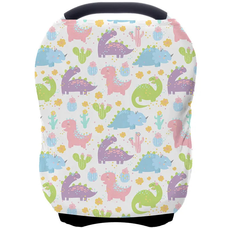 Nursing Breastfeeding Cover Baby Car Seat Cover Infant Carseat Canopy Versatile Stroller High Chair Shopping Cart Carrier Covers