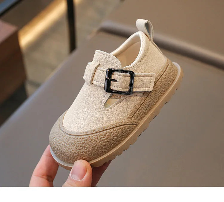 Boys' Boken Shoes Soft Soled Children's Shoes 2025 New Arrivals 0-1 years old Children's Sports Shoes Fashion Retro Bean Shoes