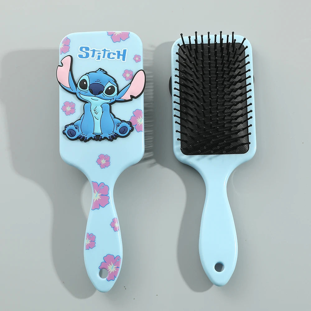 Miniso Disney Animation Lilo & Stitch Comb Series Cartoon Stitch Peripheral Air Cushion Massage Comb Children Girl Student Comb
