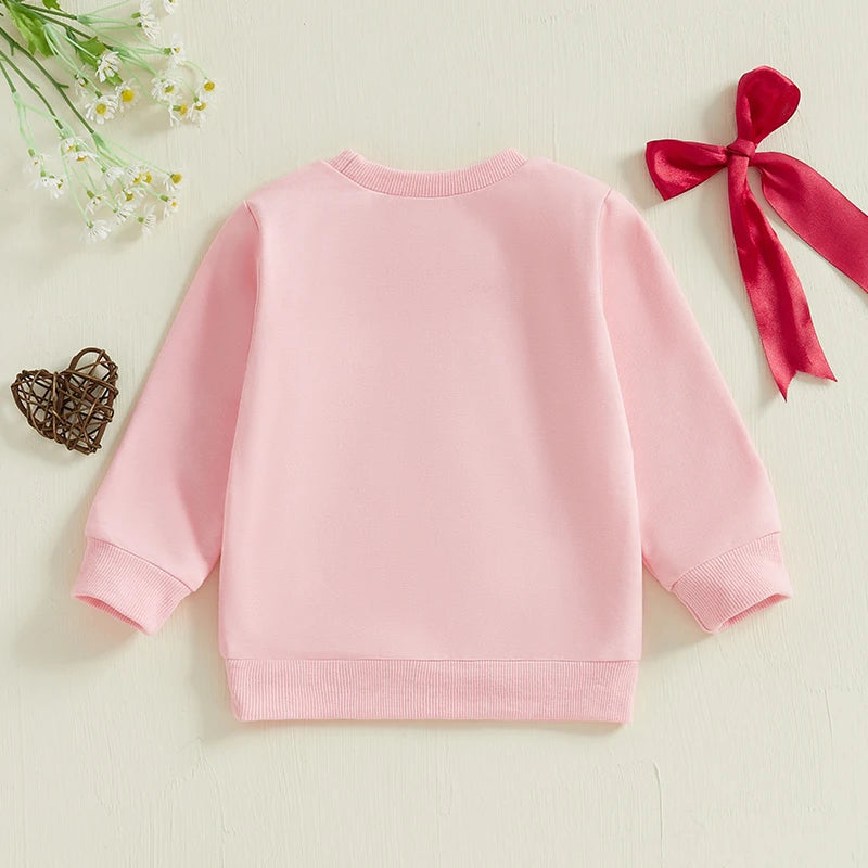 Adorable Baby Girl Hoodie with Sweet Floral Embroidery and Cozy Long Sleeves - Stylish Toddler Outfit for Fall