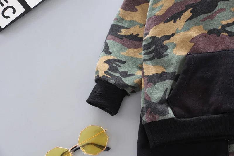 New Autumn Fashion Children Outfits Baby Girl Clothes Boys Casual Hooded T-Shirt Pants 2Pcs/Sets Toddler Costume Kids Tracksuits