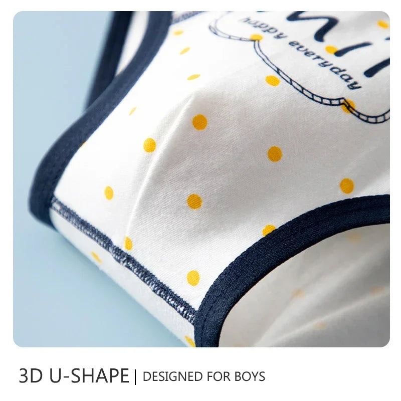 Multipack Cotton Boy Briefs Panties Excavator Pattern Kids Underpants Breathable Cartoon Design Child Hot Shorts Boys Underwear