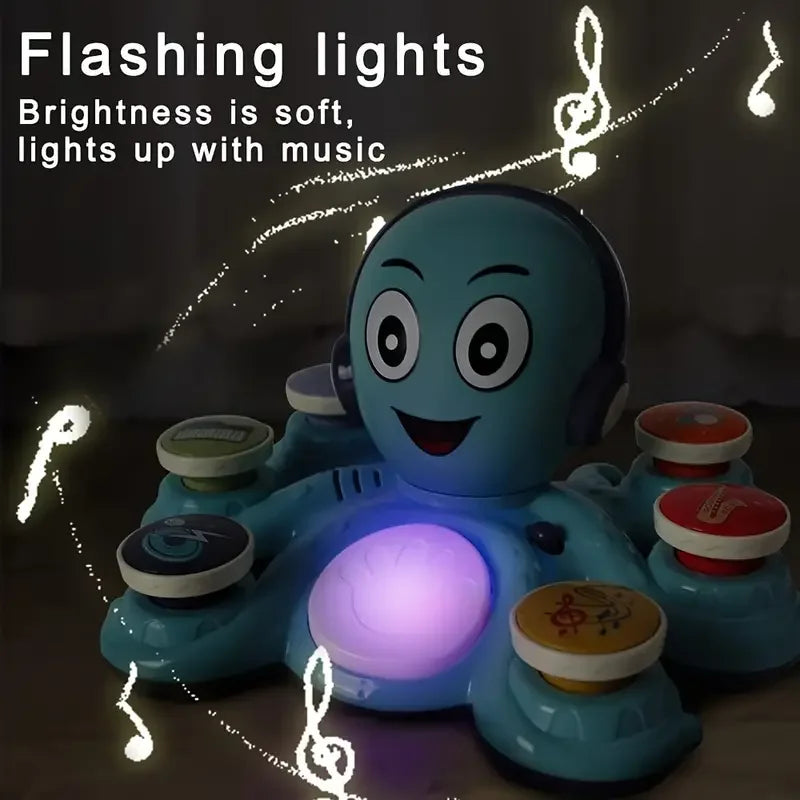 Baby Musical Toys Learning Toys for Toddlers Octopus Music Toys Preschooler Musical Educational Instruments Toy for Baby Kids