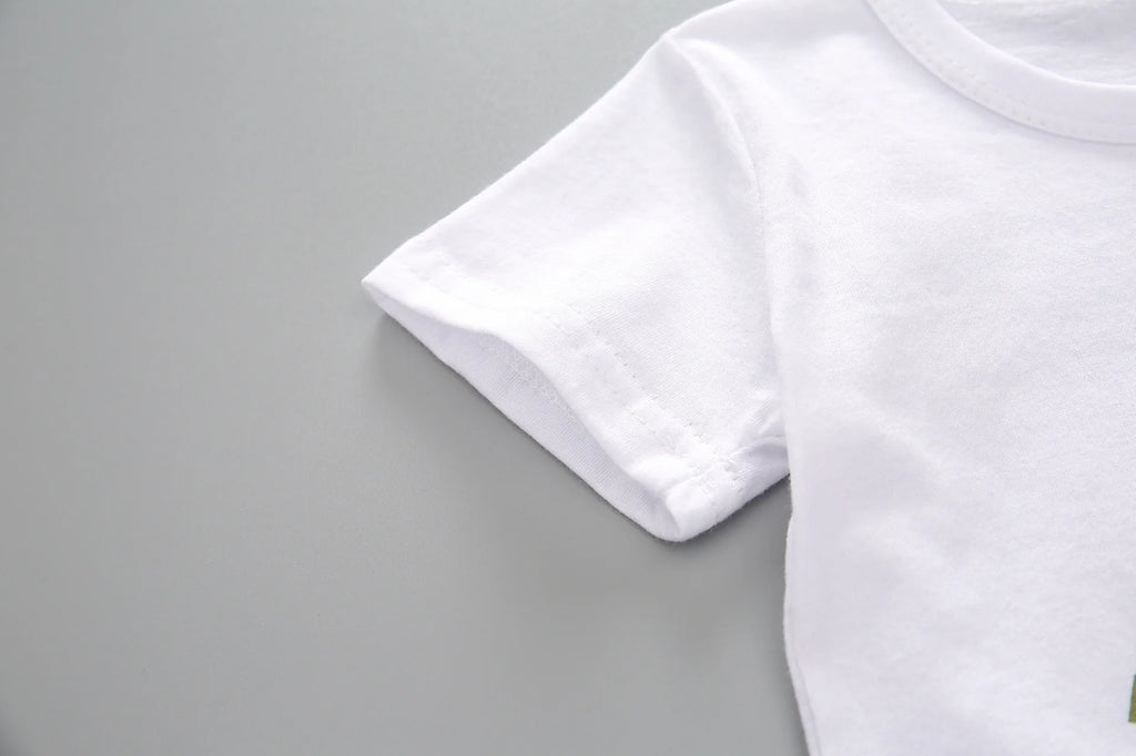 New Summer Baby Girls Clothes Suit Children Boys Casual T-Shirt Shorts 2Pcs/Sets Infant Outfits Toddler Costume Kids Tracksuits